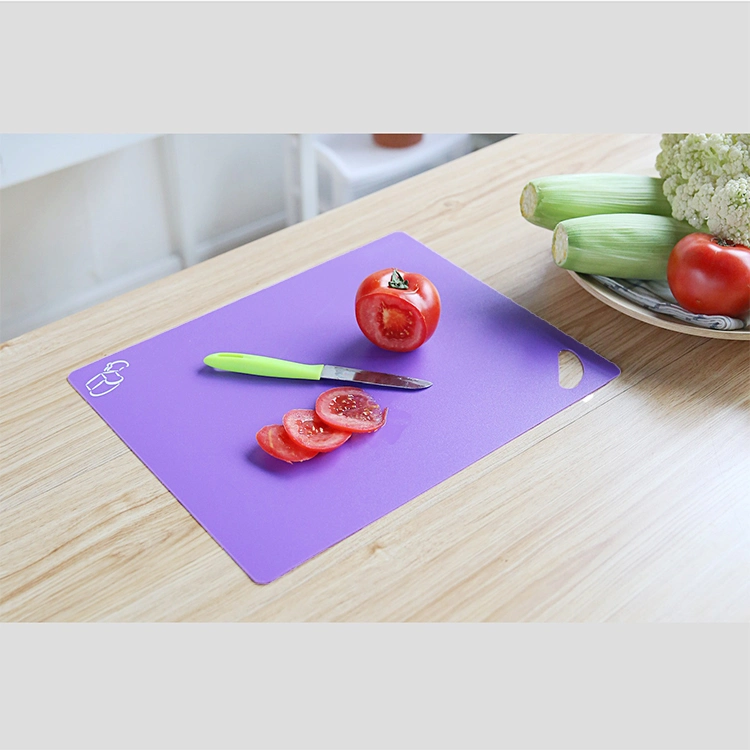 6PCS Flexible Kitchen Plastic Chopping Board Vegetable Foldable Cutting Cuttingboard