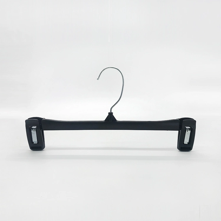 Plastic Pants Bottom Hanger for Hanging Adult Trousers with Metal Hook and Size Cube