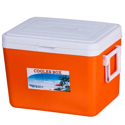 Caixa de refrigeração para carro, caixa de alimentos para preservação de calor, alça, caixa de refrigeração portátil